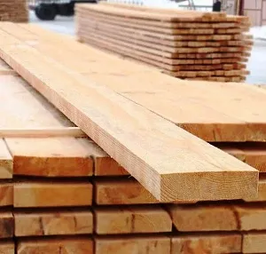 Обрезная доска из лиственницы сибирской, сорт 0-4 сухой 12-18%, м3